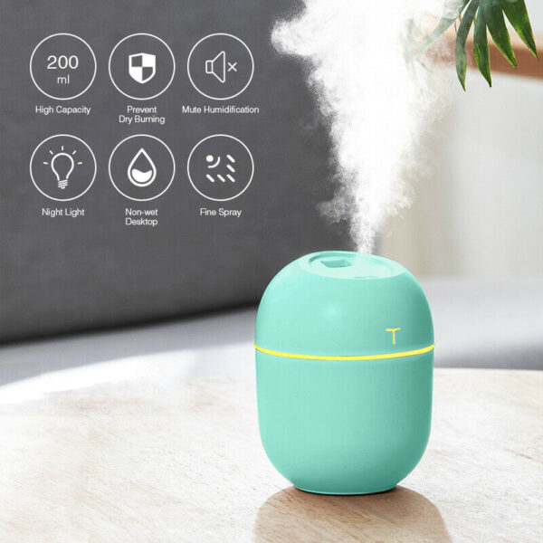 Mini Ultrasonic USB Humidifier & Essential Oil Diffuser – Car & Home Air Purifier - Image 5