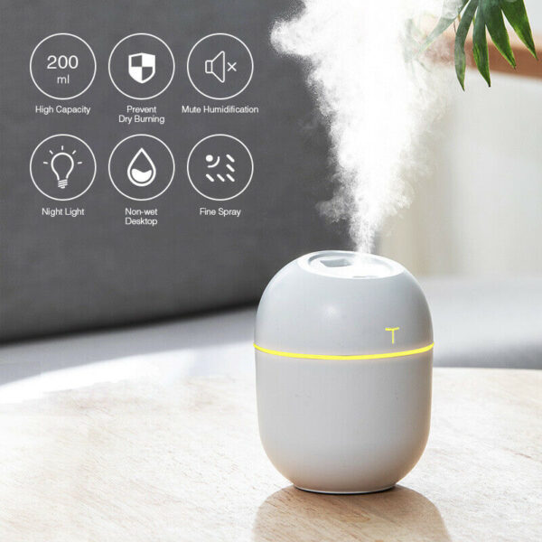 Mini Ultrasonic USB Humidifier & Essential Oil Diffuser – Car & Home Air Purifier - Image 6