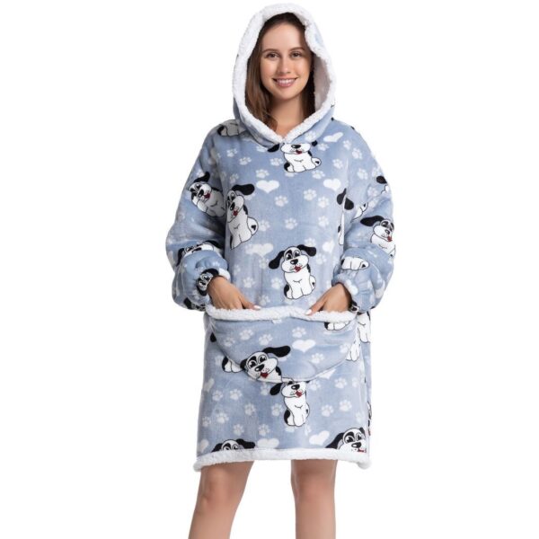 Hooded Pajamas TV Blankets Outdoor Warm Clothing
