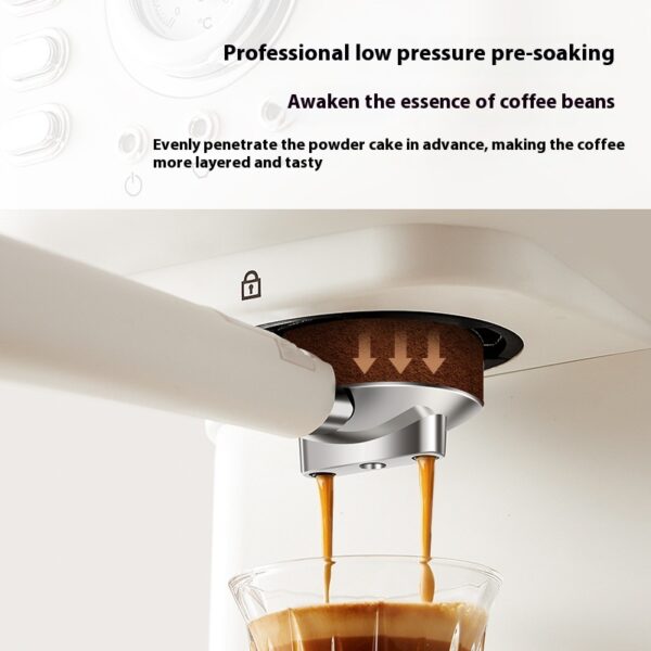 Italian Semi-automatic Household High-pressure Concentrated Steam Coffee Machine - Image 5