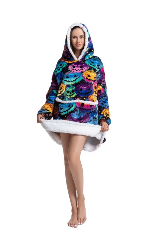 Hooded Pajamas TV Blankets Outdoor Warm Clothing - Image 6