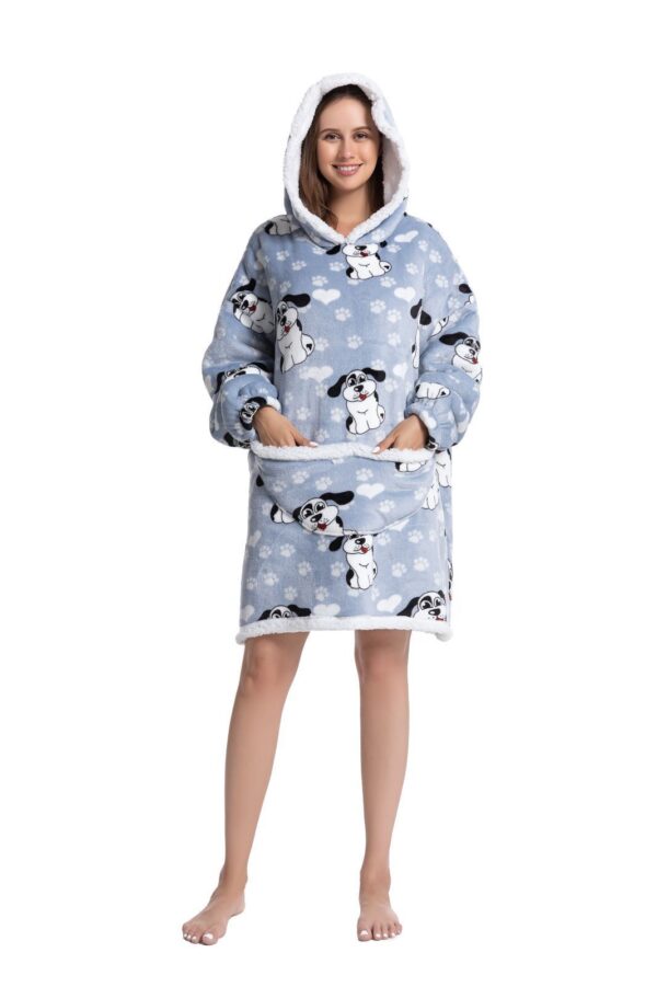 Hooded Pajamas TV Blankets Outdoor Warm Clothing - Image 3