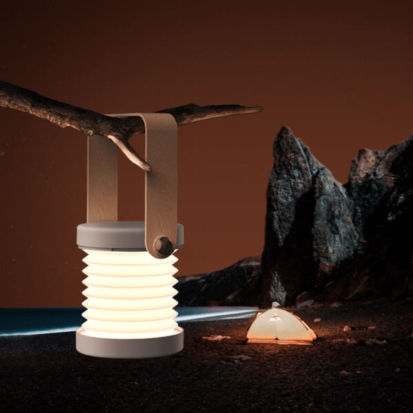 Foldable Touch Dimmable Reading LED Night Light Portable Lantern Lamp USB Rechargeable For Home Decor - Image 5