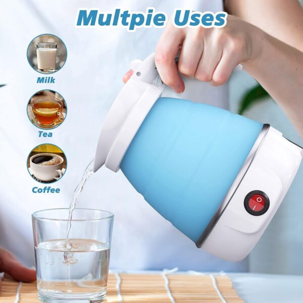 Foldable Electric Kettle – Mini Travel & Camping Water Boiler with Detachable Power Cord - Image 7