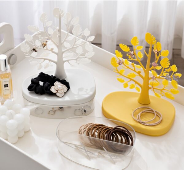Creative Tree Jewelry Storage Box – Dustproof & Multi-Functional Organizer - Image 7