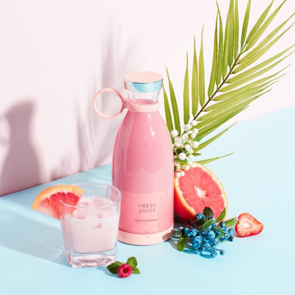 Portable Electric Juicer & Blender – USB Rechargeable & Compact