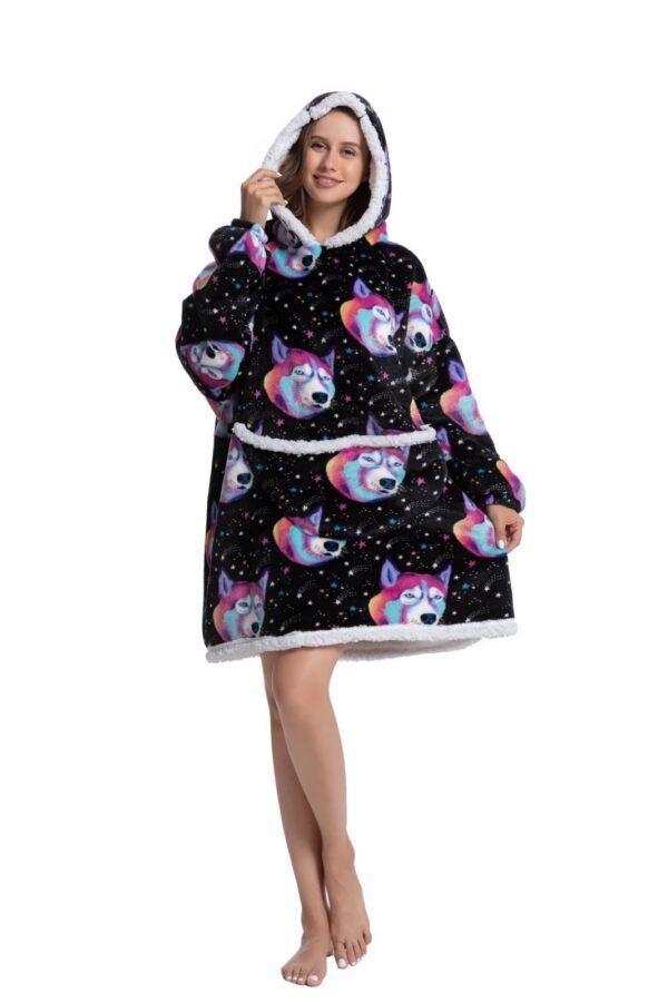 Hooded Pajamas TV Blankets Outdoor Warm Clothing - Image 2